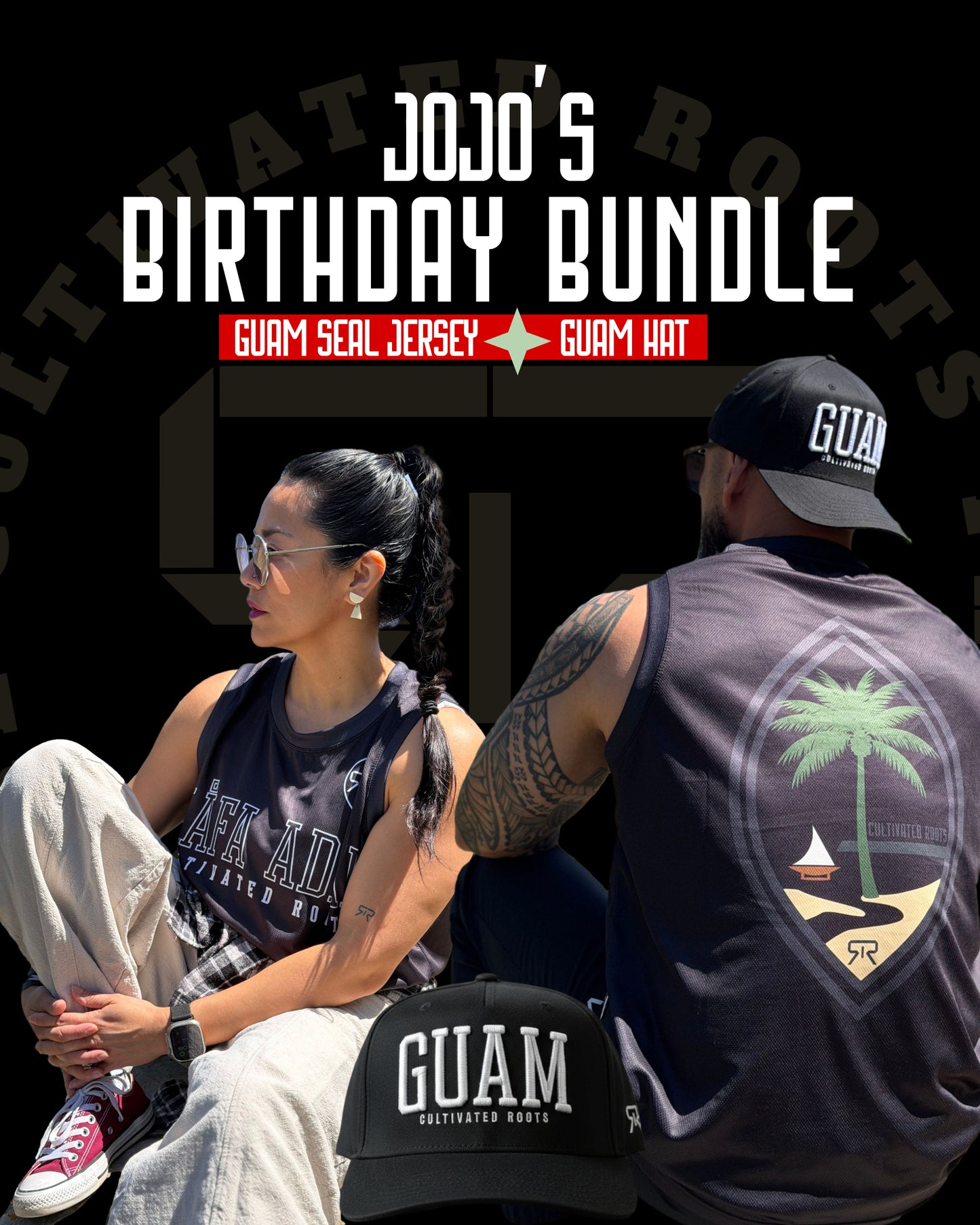 JoJo's Bday Bundle (Guam Jersey + Guam Hat)