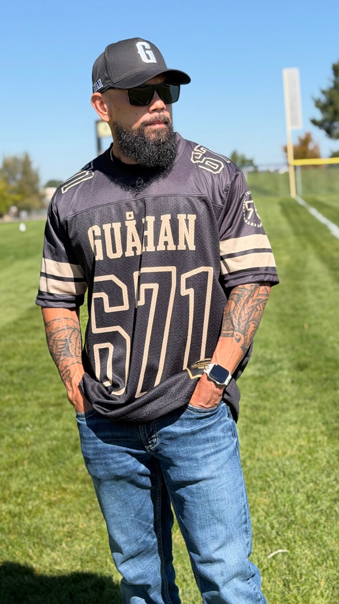 GUÅHAN 671 FOOTBALL JERSEY